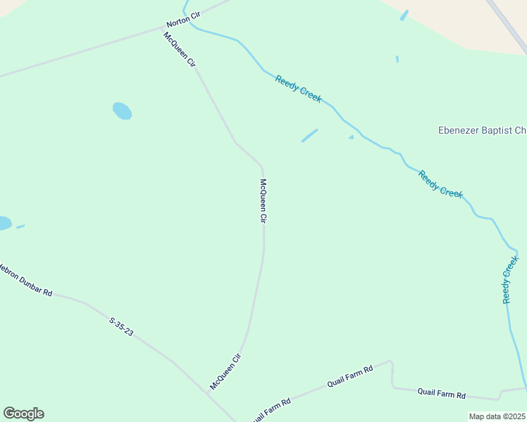 map of restaurants, bars, coffee shops, grocery stores, and more near McQueen Circle in Marlboro County