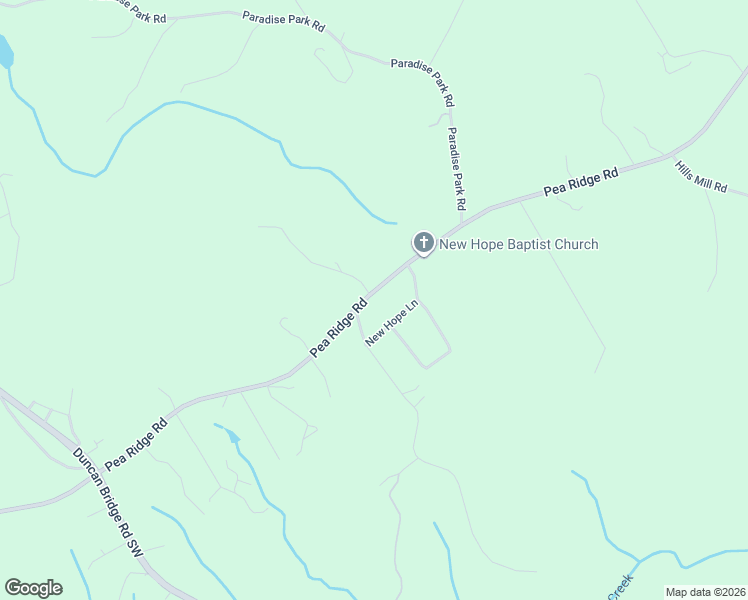 map of restaurants, bars, coffee shops, grocery stores, and more near 4880 Pea Ridge Road in Cornelia