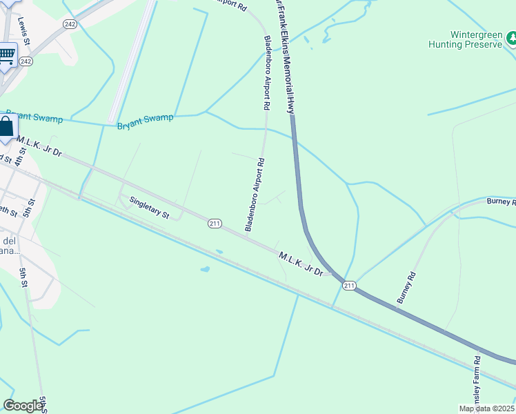 map of restaurants, bars, coffee shops, grocery stores, and more near 108 Bladenboro Airport Road in Bladenboro