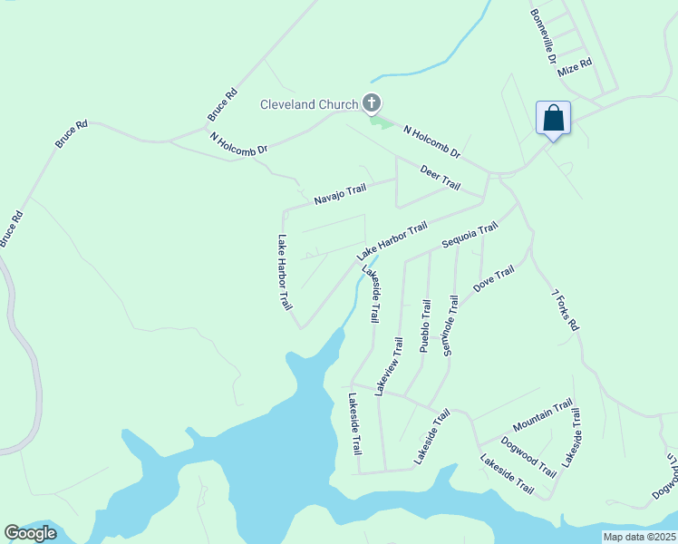 map of restaurants, bars, coffee shops, grocery stores, and more near 518 Lake Harbor Trail in Martin