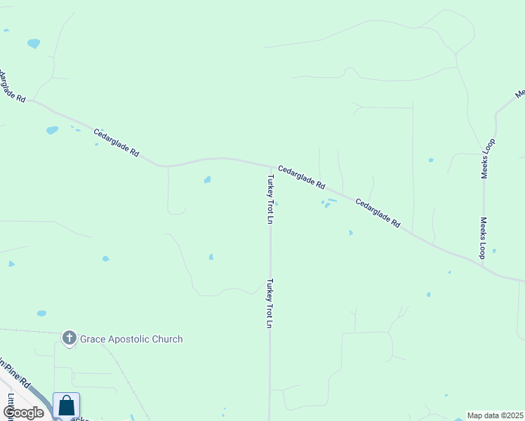 map of restaurants, bars, coffee shops, grocery stores, and more near 433 Turkey Trot Lane in Hot Springs