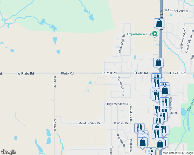 map of restaurants, bars, coffee shops, grocery stores, and more near 3915 North Ridgeview Drive in Duncan