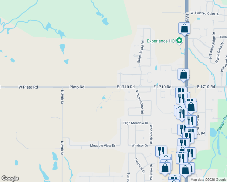 map of restaurants, bars, coffee shops, grocery stores, and more near 3915 North Ridgeview Drive in Duncan