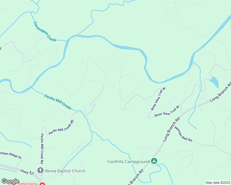 map of restaurants, bars, coffee shops, grocery stores, and more near 176 Petunia Drive in Dahlonega