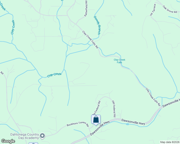 map of restaurants, bars, coffee shops, grocery stores, and more near 200 Mountain Top Lodge Road in Dahlonega