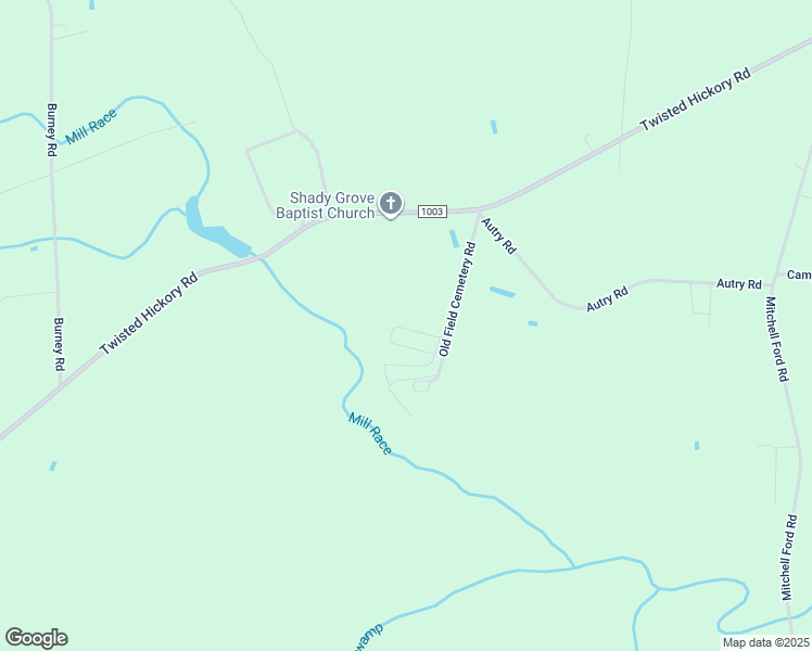 map of restaurants, bars, coffee shops, grocery stores, and more near Old Field Cemetery Road in Bladen County