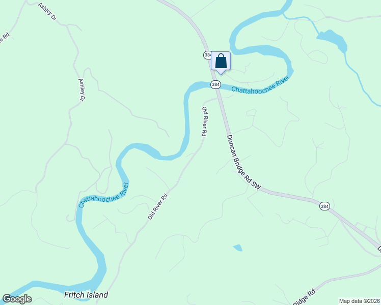 map of restaurants, bars, coffee shops, grocery stores, and more near 523 Old River Road in Cornelia