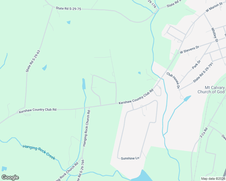 map of restaurants, bars, coffee shops, grocery stores, and more near 6640 State Road S-29-427 in Kershaw