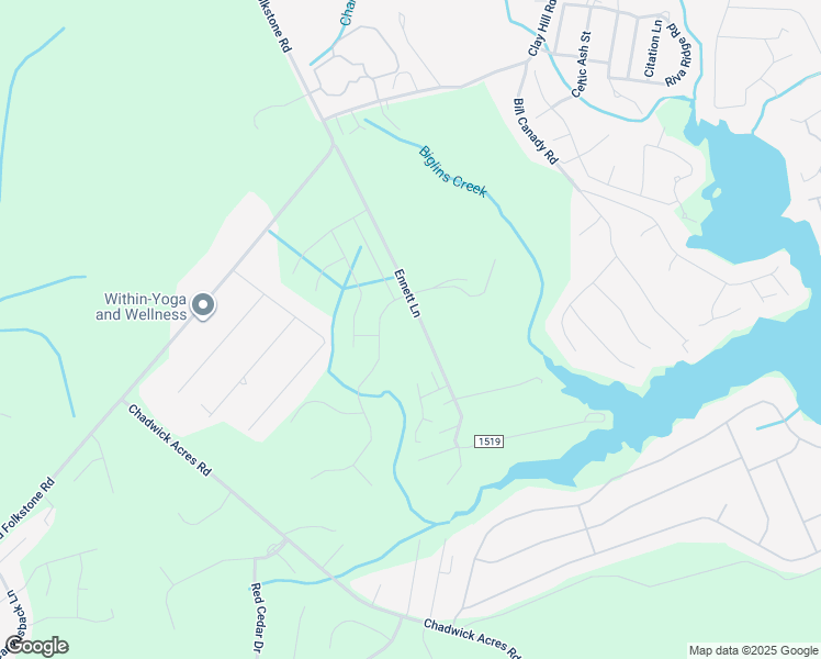 map of restaurants, bars, coffee shops, grocery stores, and more near 190 Ennett Lane in Sneads Ferry
