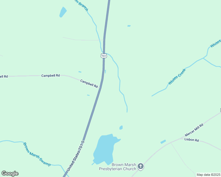 map of restaurants, bars, coffee shops, grocery stores, and more near 6797 U.S. 701 Highway in Elizabethtown