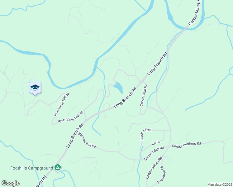 map of restaurants, bars, coffee shops, grocery stores, and more near 346 River View Trail East in Dahlonega