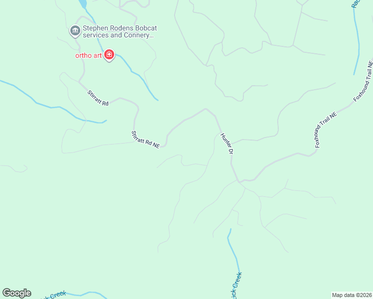 map of restaurants, bars, coffee shops, grocery stores, and more near 1425 Jasper Court in Ranger