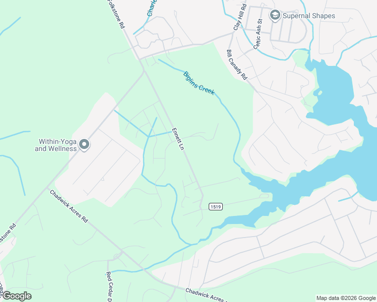 map of restaurants, bars, coffee shops, grocery stores, and more near 193 Ennett Lane in Sneads Ferry