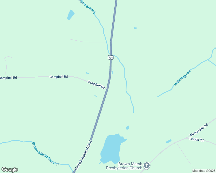 map of restaurants, bars, coffee shops, grocery stores, and more near 6824 United States 701 South in Clarkton
