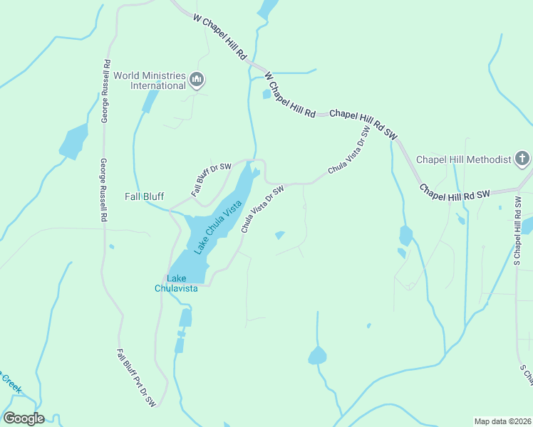 map of restaurants, bars, coffee shops, grocery stores, and more near 3740 Chula Vista Drive Southwest in Decatur