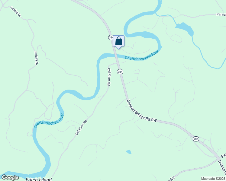 map of restaurants, bars, coffee shops, grocery stores, and more near 350 Old River Road in Cornelia