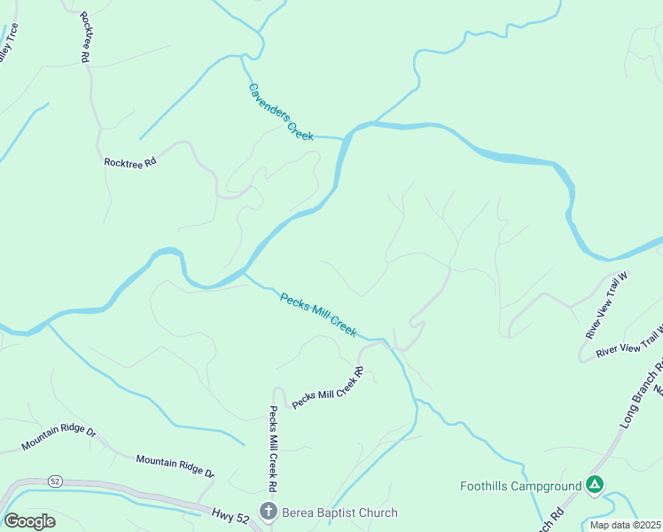 map of restaurants, bars, coffee shops, grocery stores, and more near 227 River Ridge Road South in Dahlonega