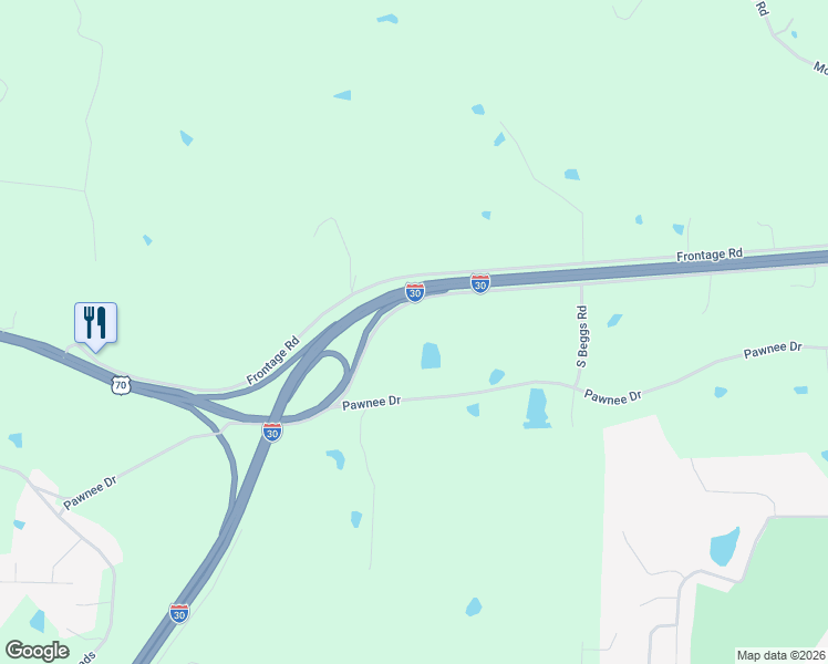 map of restaurants, bars, coffee shops, grocery stores, and more near 7810 Pawnee Drive in Benton