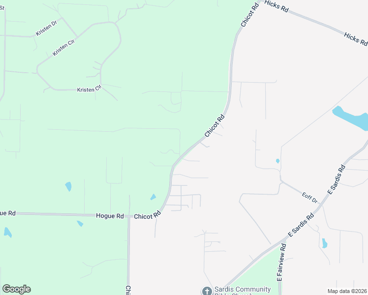 map of restaurants, bars, coffee shops, grocery stores, and more near 8831 Chicot Heights Road in Saline County