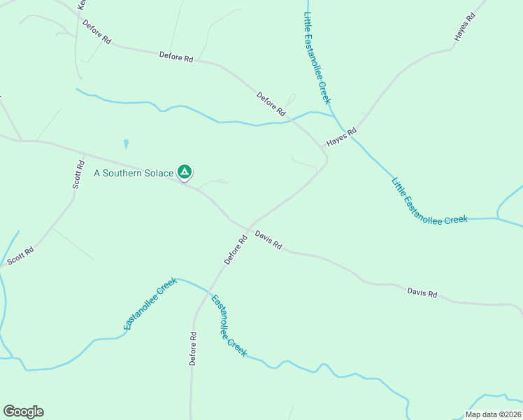 map of restaurants, bars, coffee shops, grocery stores, and more near 2950 Defore Road in Toccoa