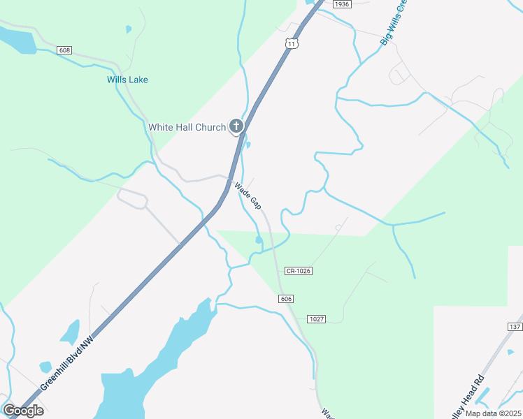 map of restaurants, bars, coffee shops, grocery stores, and more near County Road 606 in Hammondville