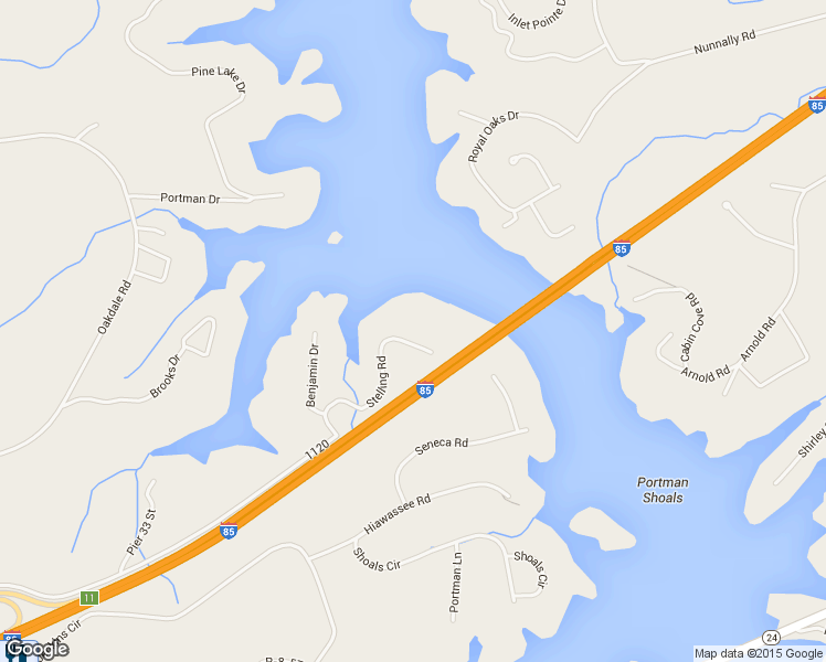 map of restaurants, bars, coffee shops, grocery stores, and more near 225 Stelling Road in Townville