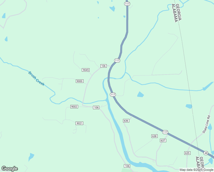 map of restaurants, bars, coffee shops, grocery stores, and more near 993 Alabama 117 in Mentone
