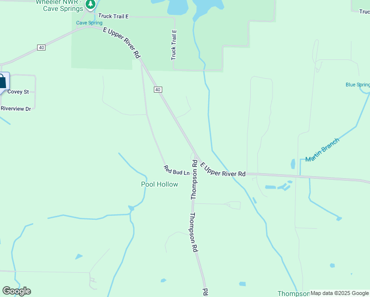 map of restaurants, bars, coffee shops, grocery stores, and more near 1983 East Upper River Road in Decatur