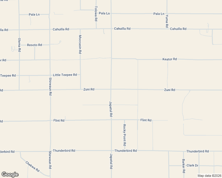map of restaurants, bars, coffee shops, grocery stores, and more near 24211 Zuni Road in Apple Valley