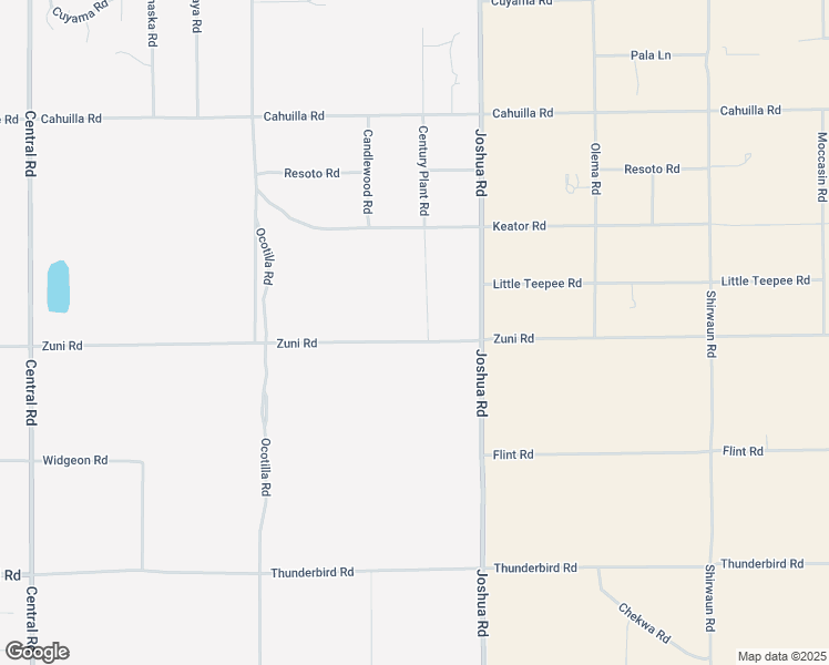 map of restaurants, bars, coffee shops, grocery stores, and more near 23164 Zuni Road in Apple Valley