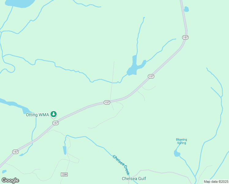 map of restaurants, bars, coffee shops, grocery stores, and more near 31544 Georgia 157 in Menlo