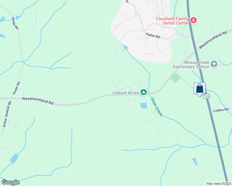map of restaurants, bars, coffee shops, grocery stores, and more near 4020 Westmoreland Road in Cleveland