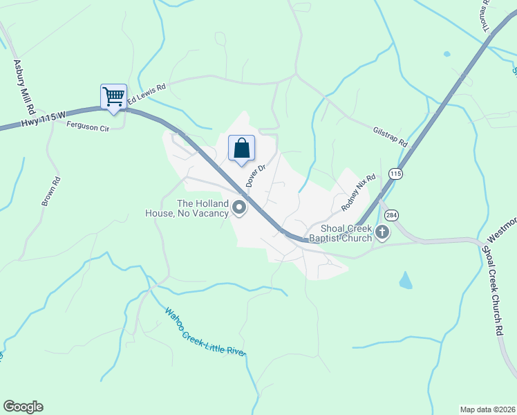 map of restaurants, bars, coffee shops, grocery stores, and more near 15 Elza Drive in Cleveland