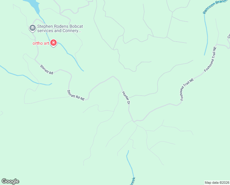 map of restaurants, bars, coffee shops, grocery stores, and more near 1173 Hanna Drive in Ranger