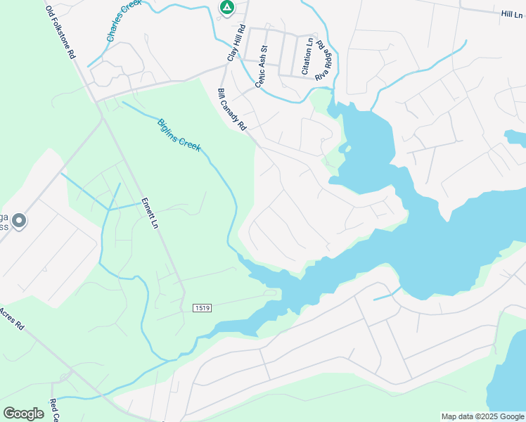 map of restaurants, bars, coffee shops, grocery stores, and more near 119 Biglings Creek Lane in Sneads Ferry