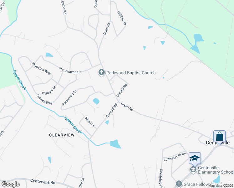 map of restaurants, bars, coffee shops, grocery stores, and more near 103 Donhill Road in Anderson