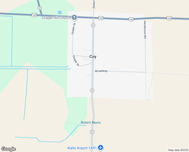 map of restaurants, bars, coffee shops, grocery stores, and more near in Coy