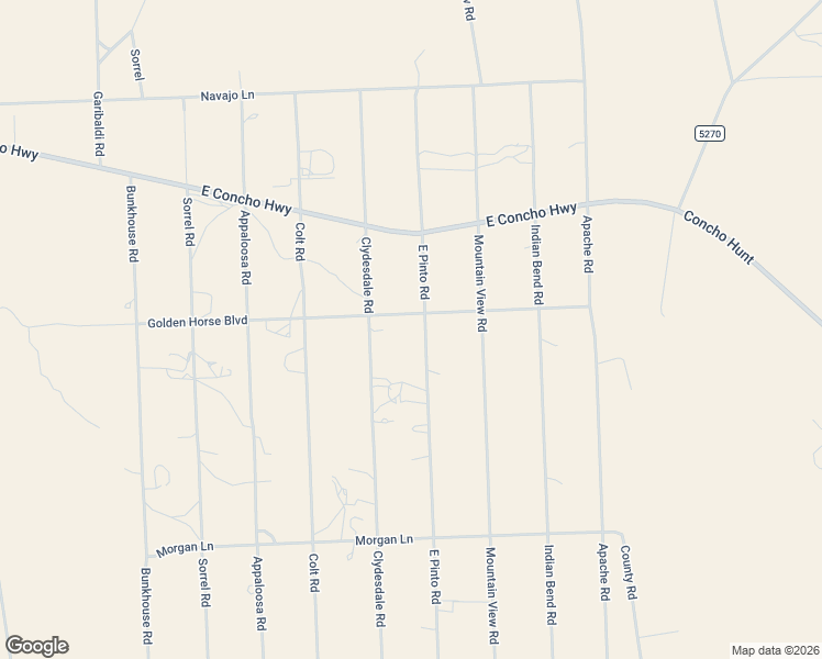 map of restaurants, bars, coffee shops, grocery stores, and more near 4498 East Pinto Road in Snowflake