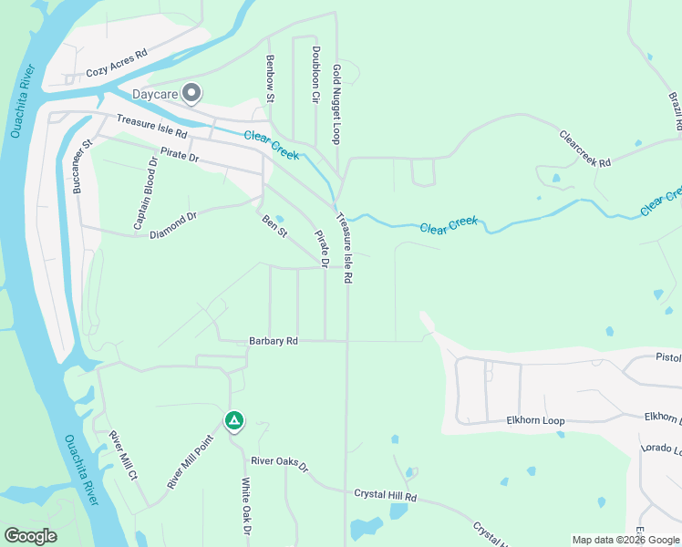 map of restaurants, bars, coffee shops, grocery stores, and more near 1073 Treasure Isle Road in Hot Springs