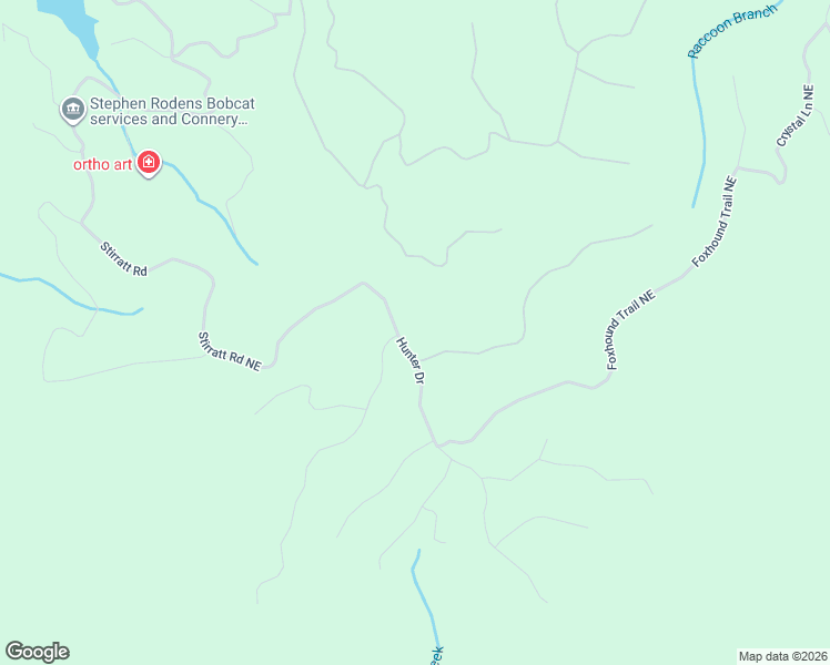 map of restaurants, bars, coffee shops, grocery stores, and more near 1167 Hunter Drive in Ranger