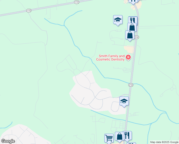 map of restaurants, bars, coffee shops, grocery stores, and more near 201 Pastoral Court in Sneads Ferry