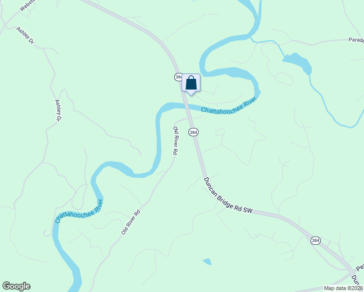 map of restaurants, bars, coffee shops, grocery stores, and more near 350 Old River Road in Cornelia