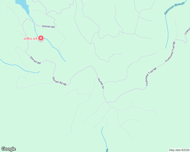 map of restaurants, bars, coffee shops, grocery stores, and more near 1173 Hanna Drive in Ranger