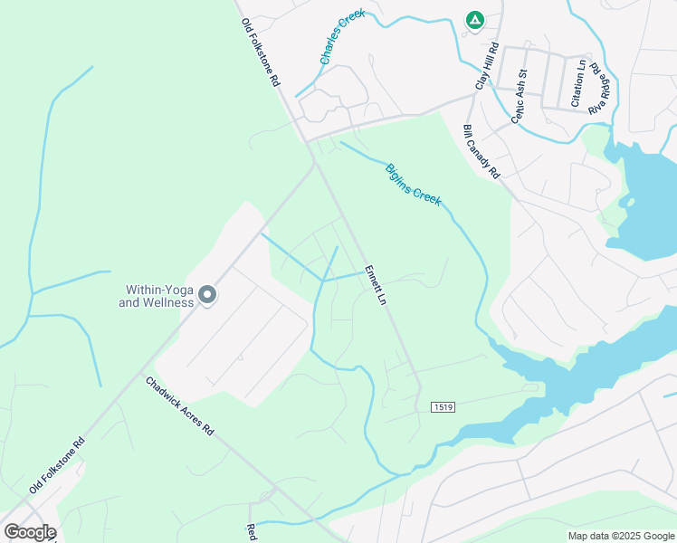 map of restaurants, bars, coffee shops, grocery stores, and more near 419 Nantucket Trail in Sneads Ferry