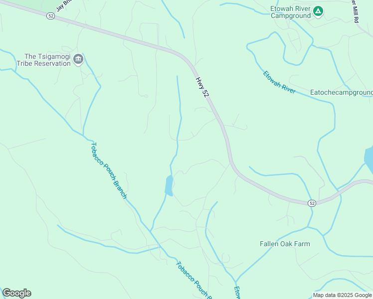 map of restaurants, bars, coffee shops, grocery stores, and more near 225 West Woods Drive in Dahlonega