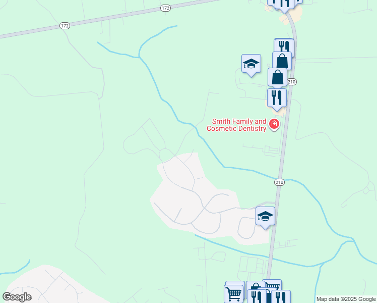 map of restaurants, bars, coffee shops, grocery stores, and more near 209 Pastoral Court in Sneads Ferry
