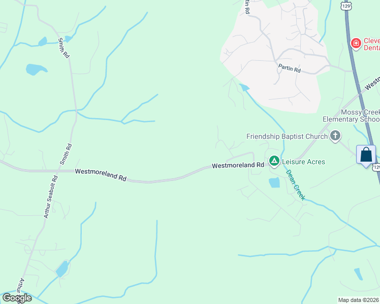 map of restaurants, bars, coffee shops, grocery stores, and more near 4284 Westmoreland Road in Cleveland