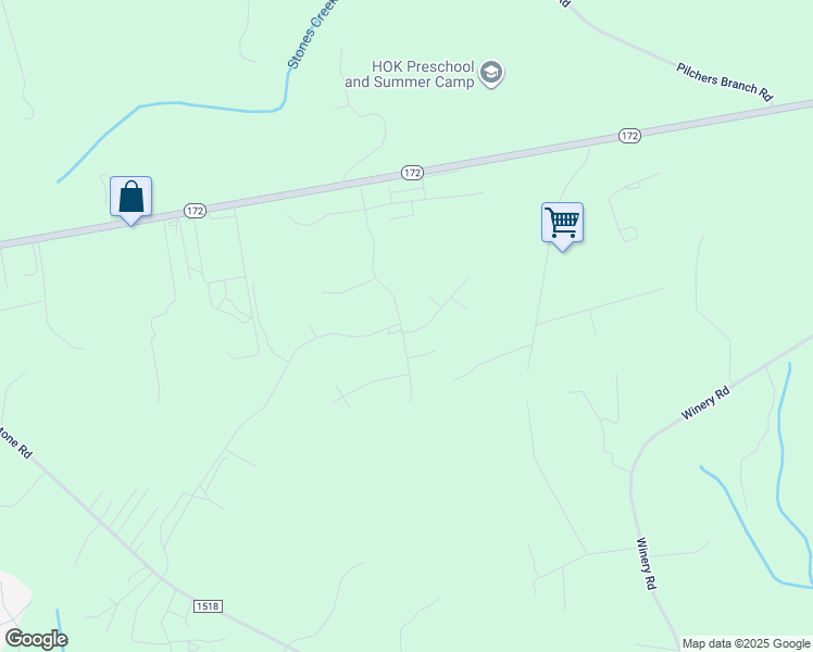 map of restaurants, bars, coffee shops, grocery stores, and more near 137 Oyster Landing Drive in Holly Ridge