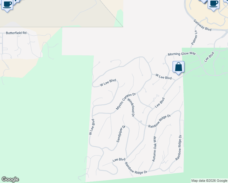 map of restaurants, bars, coffee shops, grocery stores, and more near 705 West Lee Boulevard in Prescott