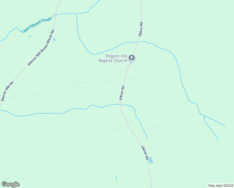 map of restaurants, bars, coffee shops, grocery stores, and more near 1208 Elkton Road in Clarkton